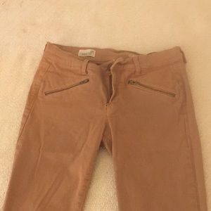 Gap Tan colored tight jeans